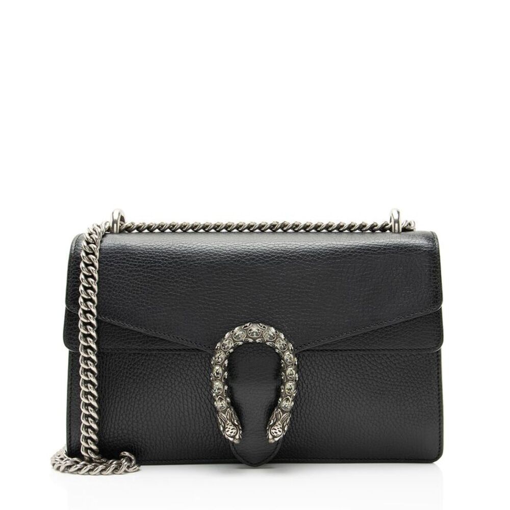 Gucci Leather Crystal Dionysus Medium Shoulder Bag